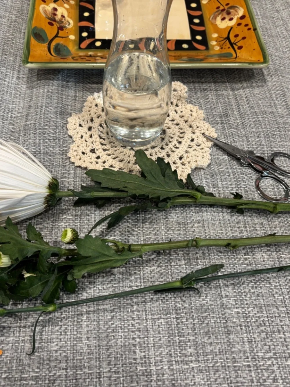 flower arranging materials care of environment lesson by idlewild montessori